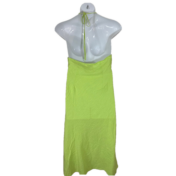 BDG Urban Outfitters Vibrant Green Danny Halter Maci Dress SKU0260 - Picture 6 of 9